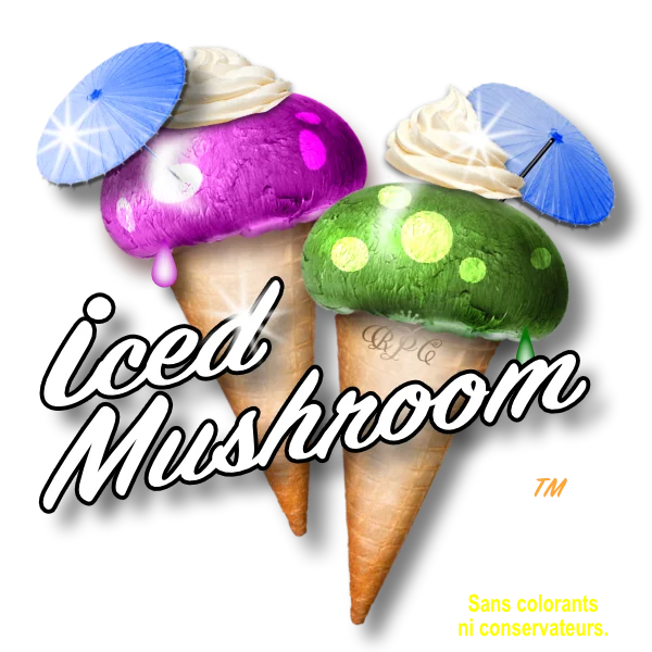 un délicieux champignon glacé