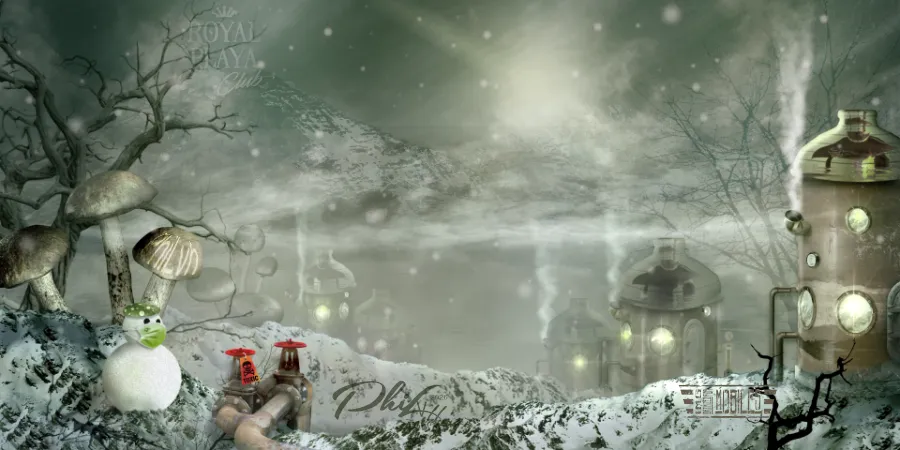 une vallée plongée dans le brouillard matinal